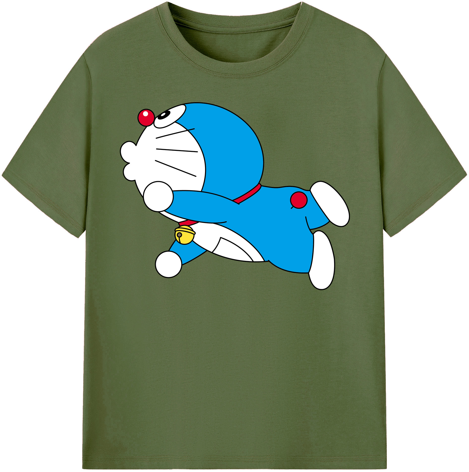 （画像用） ドラえもん Doraemon 綿100％半袖Tシャツ（フロントプリント）